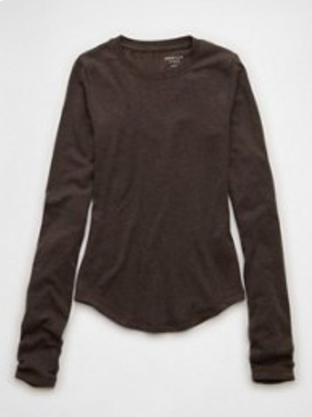 American Eagle Soft Long Sleeve Top – Brown – XL